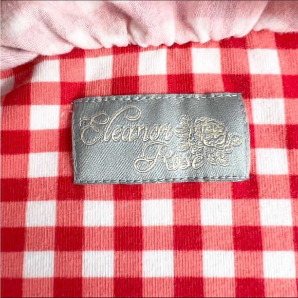 ELEANOR ROSE Circus Parade Miley Dress, Red Gingham with Circus Print Skirt, 5/6 - Picture 9 of 10